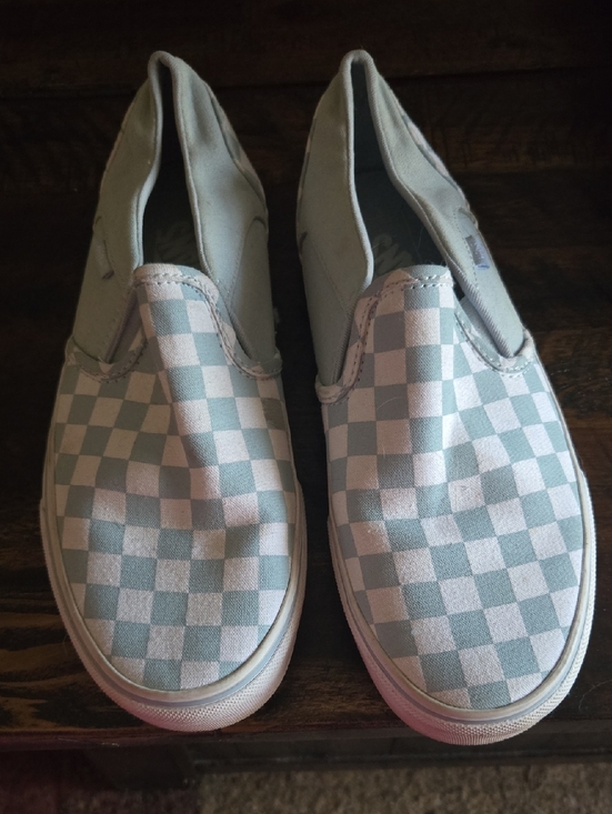 Vans Shoes - Blue Checkered Vans